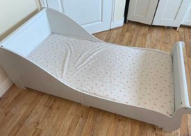 babymore stella sleigh cot bed